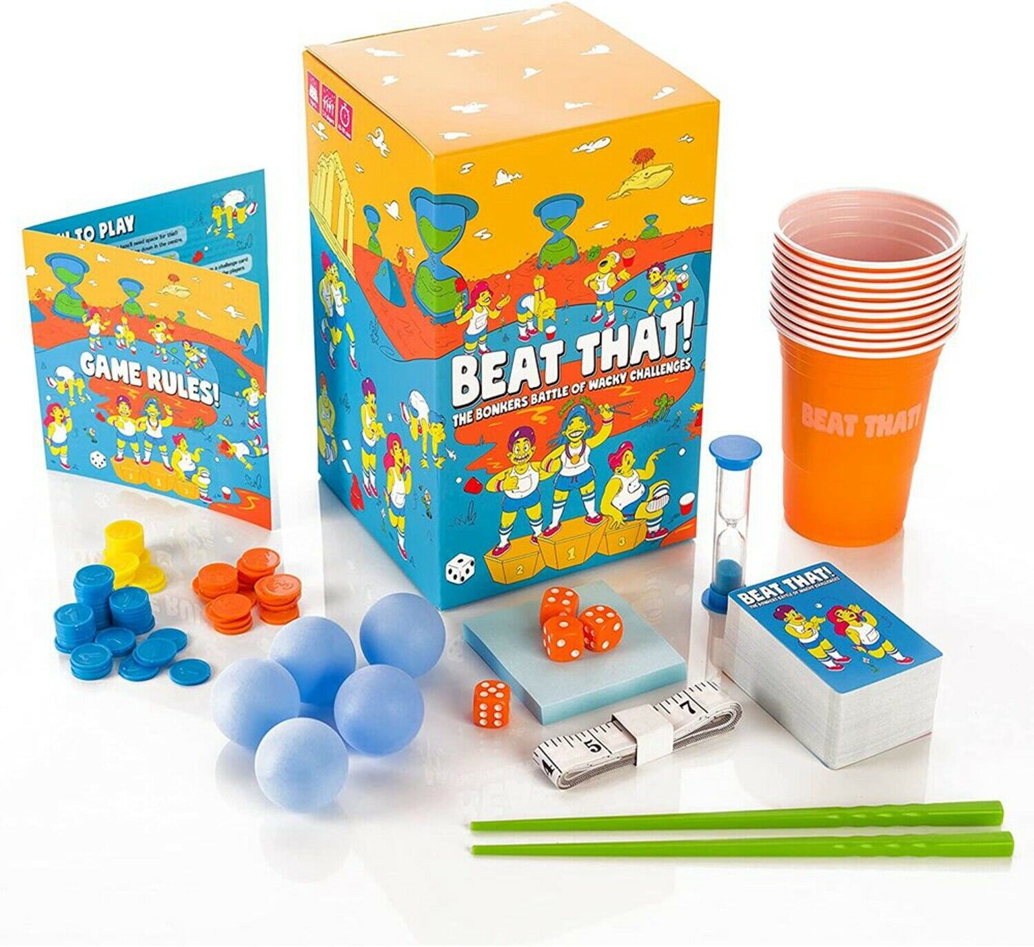 Beat That! Tabletop 2 - 8 Players Board Game Beat That! Tabletop 2 - 8 Players Board Game